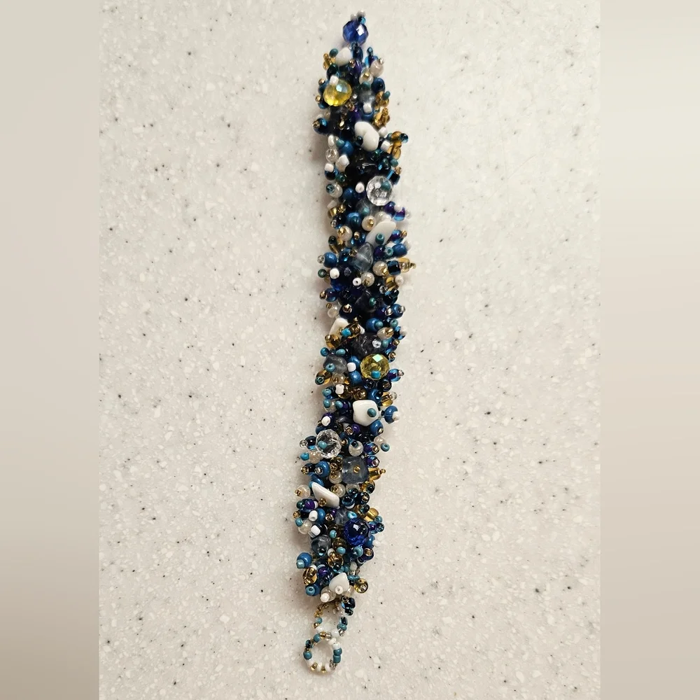 Mexican Bead & Stone Bracelet